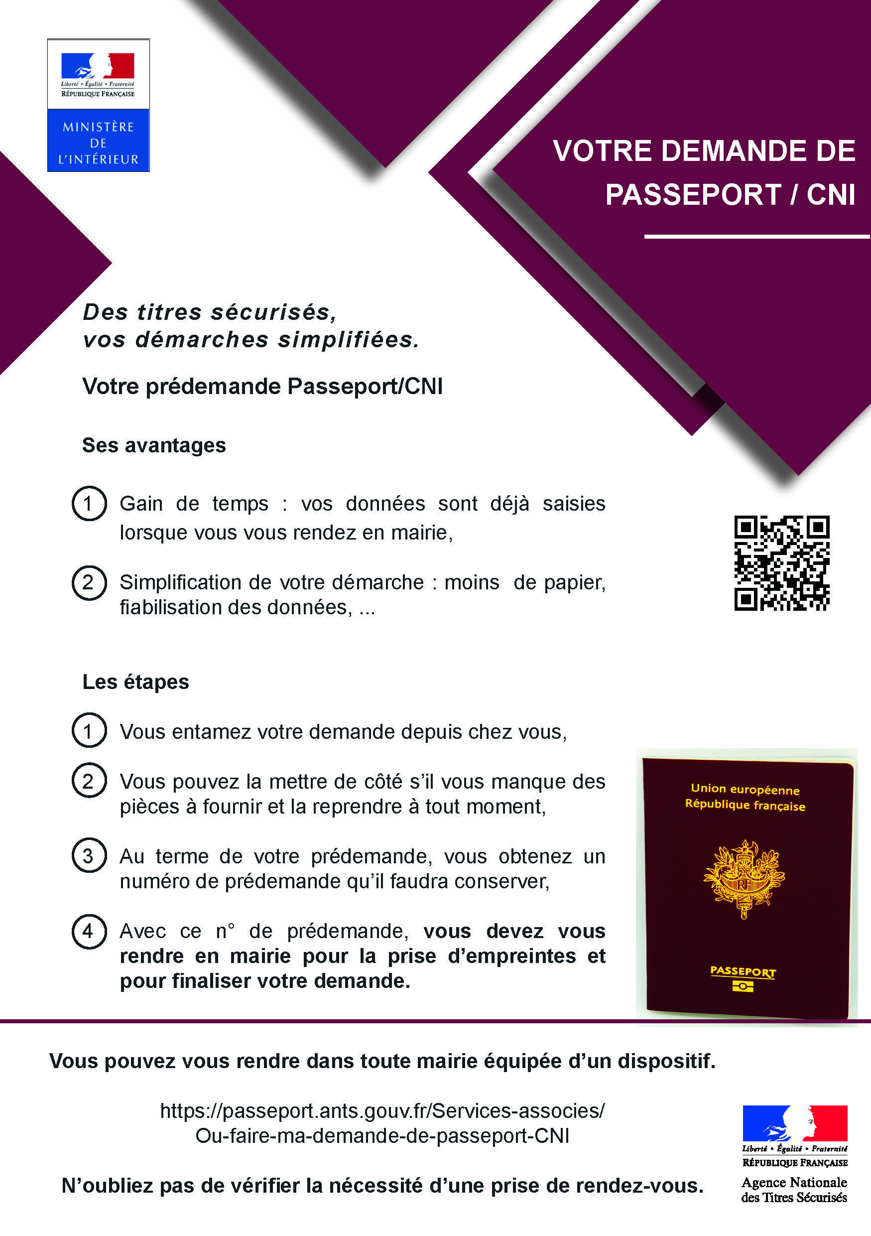 Affiche Passeport